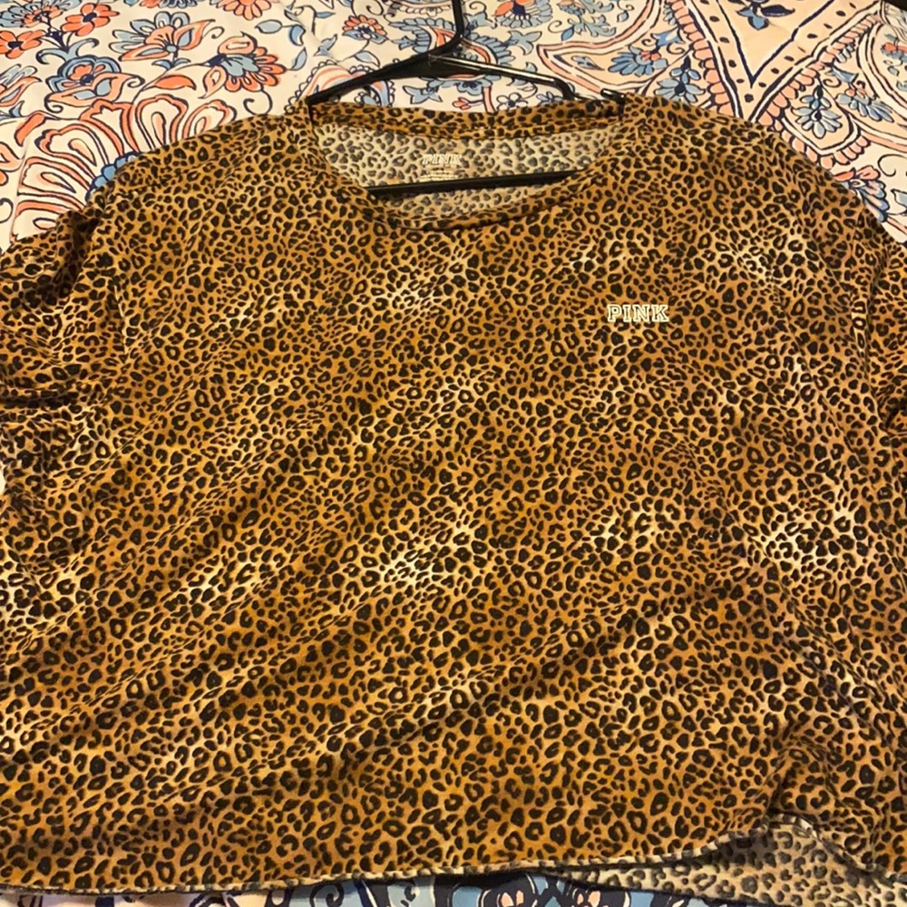 Cheetah print crop top